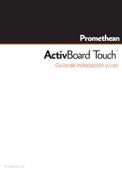 Promethean ActivBoard Touch TP-2020-ES-V03 Guía De Instalación Y Uso