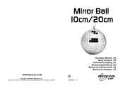 JB Systems Light Mirror Ball MB20 Manual De Instrucciones