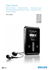 Philips GoGear HDD1420 Manual Del Usuario