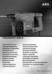 AEG PNEUMATIC 4000 E Instrucciones De Uso