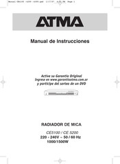 ATMA CE5200 Manual De Instrucciones