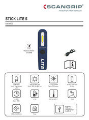 SCANGRIP STICK LITE S Manual De Instrucciones