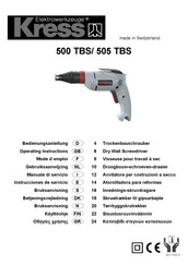 KRESS 505 TBS Instrucciones De Servicio