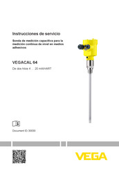 Vega VEGACAL 64 Instrucciones De Servicio