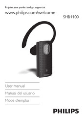 Philips SHB1100 Manual Del Usuario