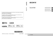 Sony HT-CT800 Manual De Instrucciones