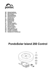 Pontec PondoSolar Island 250 Control Instrucciones De Uso