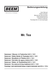 Beem Mr. Tea Manual De Instrucciones