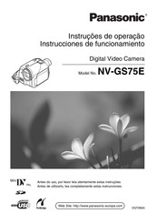 Panasonic NV-GS75E Instrucciones De Funcionamiento