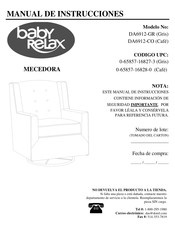 Baby Relax DA6912-GR Manual De Instrucciones