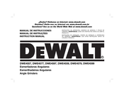 DeWalt DWE4577 Manual De Instrucciones