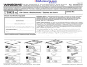 Winsome 99428 R5 Instrucciones De Ensamblaje