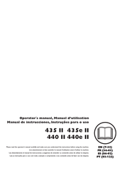 Husqvarna 440e II TrioBrake Manual De Instrucciones