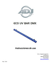 ADJ Eco UV Bar DMX Instrucciones De Uso