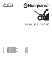 Husqvarna ST 230 Manual De Usuario