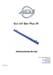 ADJ Eco UV Bar Plus IR Instrucciones De Uso