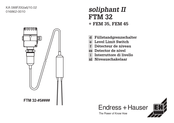 Endress+Hauser FTM 32 Manual De Instrucciones