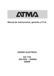 ATMA AG 1153 Manual De Instrucciones