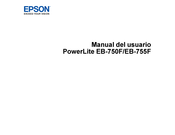 Epson PowerLite EB-755F Manual Del Usuario