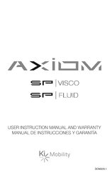 Ki Mobility Axiom SP Visco Manual De Instrucciones