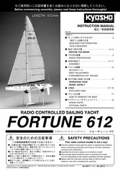 Kyosho FORTUNE 612 Manual De Instrucciones