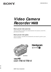 Sony CCD-TR818 Manual De Instrucciones