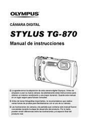 Olympus STYLUS TG-870 Manual De Instrucciones