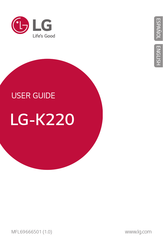 LG LG-K220 Guía De Usuario