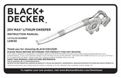 Black+Decker LSW20 Manual De Instrucciones