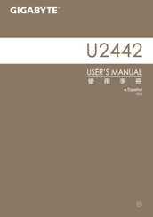 Gigabyte U2442 Manual Del Usuario