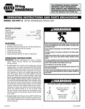 Napa 520-3001 A Instrucciones De Operación