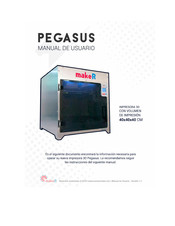 MAKER PEGASUS Serie Manual De Usuario