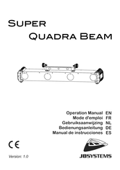 JB Systems SUPER QUADRA BEAM Manual De Instrucciones