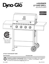 Dyna-Glo DGF493BNP Manual De Instrucciones