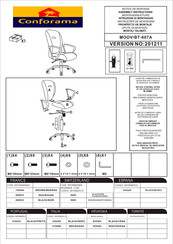 CONFORAMA MOOV/BT-607A Prospecto De Montaje