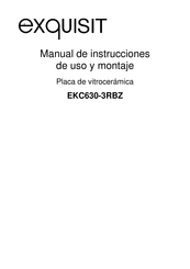 Exquisit EKC630-3RBZ Manual De Instrucciones De Uso Y Montaje