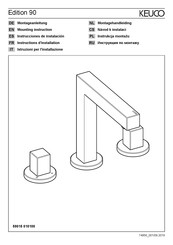 KEUCO Edition 90 59015 010100 Instrucciones De Instalación