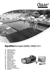 Oase AquaMax Eco Expert 20000/12V Instrucciones De Uso