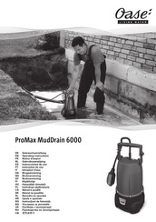 Oase ProMax MudDrain 6000 Instrucciones De Uso