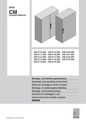 Rittal CM 5118.500 Instrucciones De Montaje