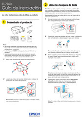 Epson ET-7750 Serie Guia De Instalacion