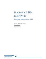 Plantronics Blackwire C510-M Guia Del Usuario