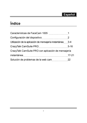 Genius FaceCam 1005 Manual Del Usuario
