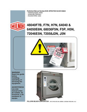 Milnor 52038WTL Manual Del Usario