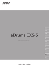 ATV aDrums EXS-5 Guia De Inicio Rapido