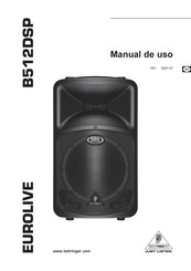 Behringer EUROLIVE B512DSP Manual De Uso