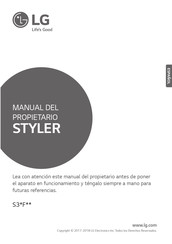 LG STYLER S3 F Serie Manual Del Propietário