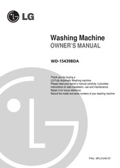 LG WD-15439BDA El Manual Del Propietario