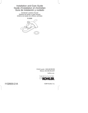 Kohler K-12266 Guía De Instalación Y Cuidado