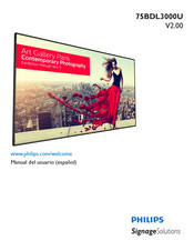 Philips Signage Solutions 75BDL3000U Manual Del Usuario